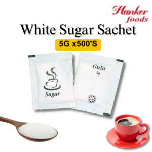 Halal White Sugar 500 Sachets / Sticks