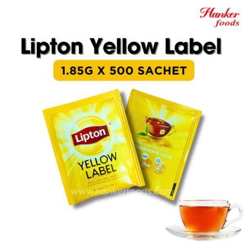 Lipton Yellow Label Tea Ceylon Tea Individual Tea Bags 500s - Horeca ...