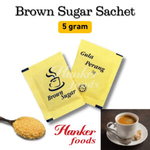 Halal Brown Sugar Gula Perang Sachet/ Stick 黄糖包 5Gx500S