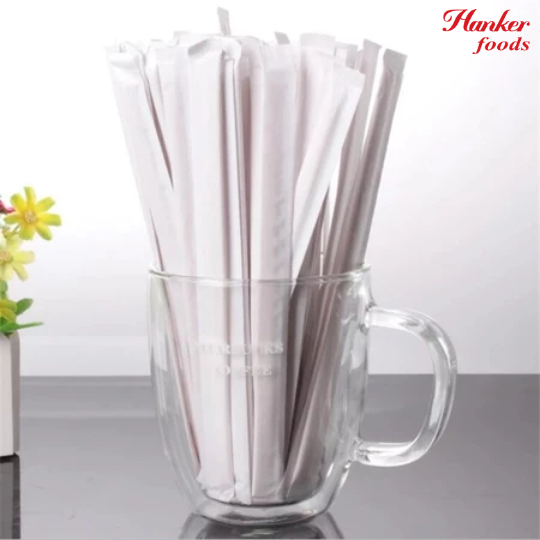 Disposable Wooden Coffee Stirrers individual wrap 14cm - Image 2